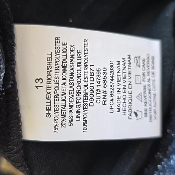 SPEECHLESS BRAND JUNIORS BLUE DRESSY DRESS SIZE 11 - Picture 15 of 16